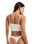 Фото #3 товара ASOS DESIGN Romy polka dot cami & thong set in cream