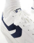 Фото #8 товара Levi's Swift leather trainer in white with navy backtab