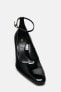 Фото #7 товара Туфли на каблуке с ремешком вокруг щиколотки ZARA
