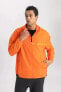 Фото #1 товара Куртка для мужчин defacto DeFactoFit Su Итить Slim Fit Капюшон Ягмурлук Mont