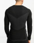 Hummel First seamless jersey long sleeve t-shirt in black 2XS - фото #5