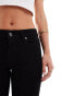 DTT Petite Jo mid rise skinny jeans in black