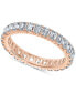 ფოტო #2 პროდუქტის Diamond Emerald-Cut Eternity Band (2 ct. t.w.) in 14k Gold (Also in Platinum)