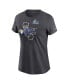 ფოტო #3 პროდუქტის Women's Anthracite Los Angeles Rams Super Bowl LVI Champions Hometown T-shirt