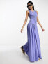 Фото #1 товара ASOS DESIGN sleeveless ruched detail maxi dress in cornflower blue