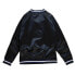 Фото #2 товара Mitchell & Ness Lightweight Satin Jacket Mens Black Casual Athletic Outerwear ST