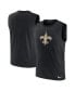 Фото #1 товара Men's Black New Orleans Saints Blitz Legend Muscle Perform Tank Top