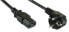 Фото #1 товара InLine power cable - CEE 7/7 angled / 3pin IEC C13 male - 2.5m