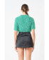 ფოტო #2 პროდუქტის Women's Short Sleeve Sweater