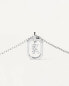 Půvabný stříbrný náhrdelník písmeno "K" LETTERS CO02-522-U (řetízek, přívěsek)