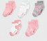 Фото #3 товара Hanes Toddler Girls Multicolor Polyester Low Cut Ankle Socks 10pk Size 2T-3T