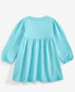 ფოტო #2 პროდუქტის Toddler Girls Solid French Terry Dress, Created for Macy's