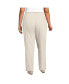 Plus Size Sport Knit High Rise Pants