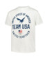 ფოტო #3 პროდუქტის Big Boys White Team USA Eagle United T-shirt
