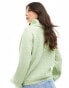 Фото #8 товара JDY roll neck puff sleeve jumper in pale green