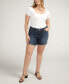 ფოტო #3 პროდუქტის Plus Size Suki Luxe Stretch Mid Rise Curvy Fit Short