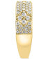 ფოტო #2 პროდუქტის Diamond Floral Pavé Band (3/4 ct. t.w.) in 14k Gold