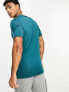 Фото #5 товара Calvin Klein chest logo lounge t-shirt in teal