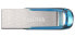 Фото #2 товара SanDisk Ultra Flair - 64 GB - USB Type-A - 3.2 Gen 1 (3.1 Gen 1) - 150 MB/s - Capless - Blue - Silver