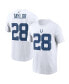 Фото #1 товара Men's Jonathan Taylor White Indianapolis Colts Player Name Number T-shirt