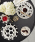Фото #3 товара on the Dot Assorted Tidbit Plates 4 Piece Set, Service for 4