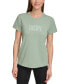 Фото #1 товара Women's Cotton Embellished-Logo T-Shirt