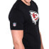 Фото #3 товара Мужская спортивная футболка черная с логотипом NEW ERA Kansas City Chiefs Team Logo Short Sleeve T-Shirt