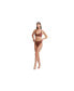 ფოტო #2 პროდუქტის Women's Solid V neck Bikini bra swim top