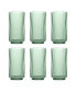 Фото #1 товара Mesa Jumbo 6-Piece Premium Acrylic Glass Set, 22 oz