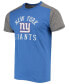 Фото #3 товара Men's Royal, Gray New York Giants Field Goal Slub T-shirt