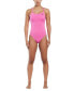 Фото #3 товара Women's Lace Up Back One-Piece Swimsuit