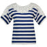 ფოტო #1 პროდუქტის SALSA JEANS Lace-Trimmed short sleeve T-shirt