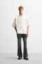 COTTON - LYOCELL TOPSTITCH SHIRT