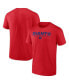 ფოტო #1 პროდუქტის Men's Heather Red New York Giants Utility Player T-shirt