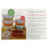 Фото #2 товара Контейнеры для еды Sage Spoonfuls Tough Glass Baby Food Jars 6 шт, 4 унции (120 мл) каждый