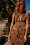 Фото #4 товара Мини-юбка со скрещенными шнурками ZARA