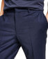 Фото #7 товара Men's Slim-Fit Superflex Stretch Solid Suit Pants