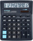 Фото #1 товара Калькулятор офисный Donau TECH, 12-значный дисплей, размеры 199x153x31 мм, черный.