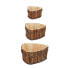 Blumenkasten aus Holz im 3er Set