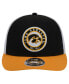 ფოტო #4 პროდუქტის Men's Black Iowa Hawkeyes Throwback Circle Patch 9Fifty Trucker Snapback Hat