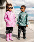 ფოტო #1 პროდუქტის Boy Changing Color Rain Set Green Printed Sunglasses Dogs - Toddler Child