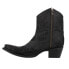 Фото #3 товара Circle G by Corral Embroidered Snip Toe Cowboy Booties Womens Black Casual Boots