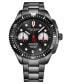 ფოტო #1 პროდუქტის Men's Monaco Black Stainless Steel, Black Dial, 47mm Round Watch
