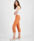 Фото #3 товара Women's Side Lace-Up Capri Pants, Created for Macy's