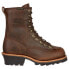 Фото #1 товара Chippewa Super Dna 8 Inch Waterproof Steel Toe Work Mens Brown Work Safety Shoe