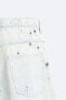 Фото #10 товара Джинсовые шорты с потертым эффектом ZARA