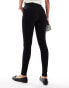 DTT Tall Ellie high waisted skinny jeans in black