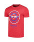 ფოტო #2 პროდუქტის Men's Heather Red Top Gun Crest T-shirt
