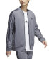 Men's Tricot Heathered Logo Track Jacket