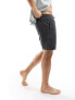 New Look cargo swim short in dark grey